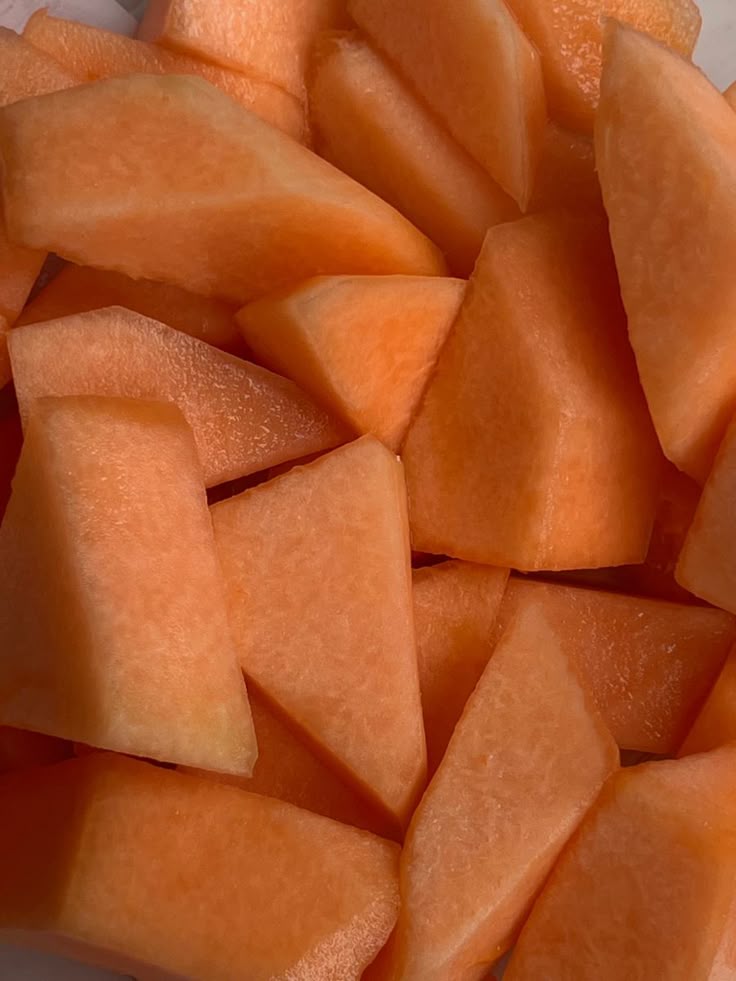Frozen Cantaloupe Cubes